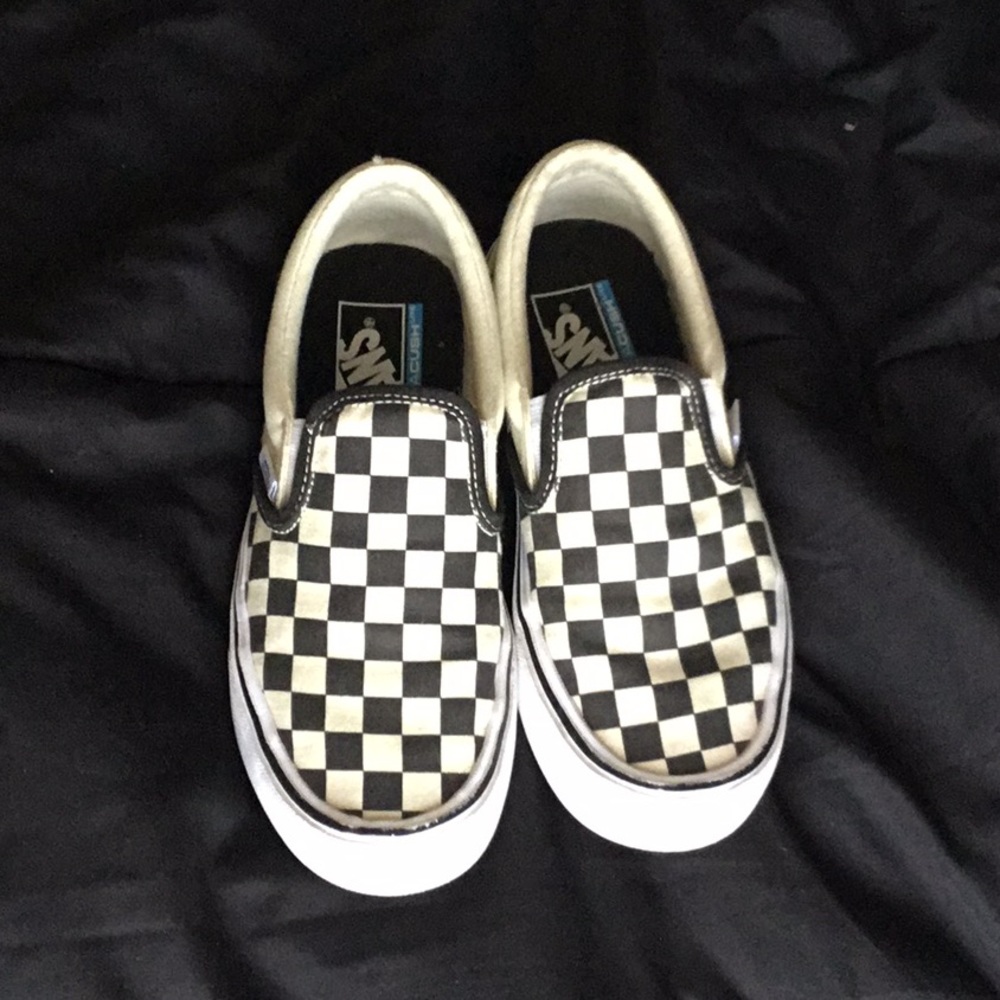 Used checkerboard vans